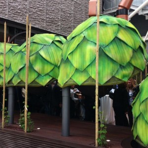 Artichaut sculpture l'exposition universelle de Milan 2015